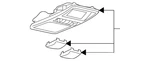 Genuine Nissan Map Lamp Assembly 26430-9FT5C. Fixed Price $462.36.