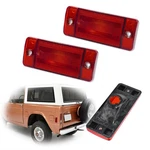 2PC Side Marker Light Lens Rear Set Fit 1970-1972 Ford F-100 F-250 F-350 Red. Fixed Price $19.99.