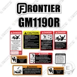 Fits Frontier GM1190R Decal Kit Finish Cutter - 7 Year Outdoor 3M Vinyl!. Fixed Price $54.95.