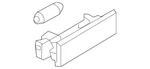 Genuine Volkswagen Luggage Lamp 2K5-947-101-B. Fixed Price $38.49.