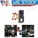 20PCS Car T10 6-5730-SMD Super White Led Interior Side Light Bulbs W5W 168 194. Fixed Price $17.84.
