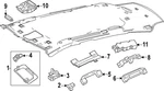 Genuine Mercedes-benz Reading Lmp Assembly 206-906-70-00. Fixed Price $6.95.