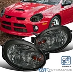 Headlights Headlamps Smoke Fits 2003-2005 Dodge Neon Left & Right Pair 04. Fixed Price $84.95.