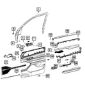 Genuine Mopar Light Pipe - Led Lamp Right 68436800AC. Fixed Price $41.14.