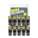 10X Dama Eco 194 T10 Led Wedge Bulbs 6000K White 18SMD License Plate Interior Rv. Fixed Price $14.12.