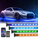 Mictuning 4PCS Rgb Led Strips Wireless Car Exterior Atmosphere Neon Lamp Kit. Fixed Price $40.89.