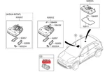 Niro De Lamp Assy-vanity, Rh 2016-2022 Wagon 1.6L Petrol-genuine New Kia. Fixed Price $38.25.