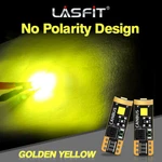 Lasfit 2825 168 194 W5W T10 Led Parking Light Bulb Super Bright Golden Yellow 2X. Fixed Price $10.99.