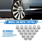 20 Pcs M12 1.5 Wheel Lug Nuts For Jaguar Xf Xjr NO.C2C35294/C2C35294010. Fixed Price $62.99.