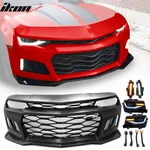 Fits 10-13 Chevy Camaro ZL1 Style Front Bumper Conversion + Headlight Fog Lights. Fixed Price $1100.99.