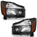 Weelmoto For 2004-2015 Nissan Titan 05-07 Armada Headlights Black Lamps Pair. Fixed Price $93.88.