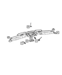 Genuine Mopar Reading Led Lamp 1DT52DX9AC. Fixed Price $204.16.