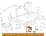 Gm Oem 16-18 Cruze Roof Interior Trim-dome Lamp Assy 13426602. Fixed Price $33.85.