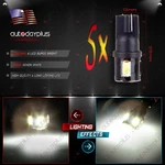 5X Xenon White T10 6-5730 Smd Led License Plate Instrument Cluster Panel Lights. Fixed Price $9.99.