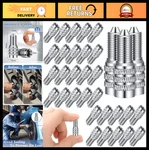 32 Pcs Metal Valve Stem Caps For High Pressure Tires - Truck, Car, Rv, Bus, Trai. Fixed Price $37.99.