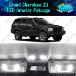 14X White Interior Led Lights Package Kit For 1993 - 1998 Jeep Grand Cherokee Zj. Fixed Price $19.99.