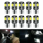 10PCS Led T10 194 168 W5W Canbus White Dome License Side Marker Light Bulb 6000K. Fixed Price $8.83.