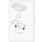 Genuine Hyundai Dome Lamp Assembly 92850-3S000-YDA. Fixed Price $78.26.