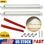 2X 108LED Interior Light Strip Bar Bus Caravan On/off Switch 12V 24V. Fixed Price $13.29.