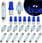 24 Sets Blue Led Car Interior Dome Trunk Lights. Fixed Price $18.37.