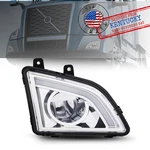 Right Led Fog Lights W/ Chrome Housing For Volvo Vnl Trucks 2018-2024 Bumper. Fixed Price $82.22.