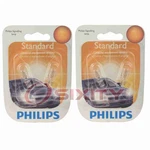 2 Pc Philips License Plate Light Bulbs For Oldsmobile Custom Cruiser Dm. Fixed Price $11.57.