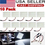 Pcs 48SMD Cob Led T10 BA9S Car Interior Panel Light White Dome Map Lamp Bulbs. Fixed Price $14.55.