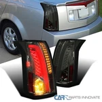 Fits 2003-2007 Cadillac Cts Smoke Led Bar Tail Lights Rear Brake Lamps Pair. Fixed Price $183.95.