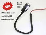 Pilotlights Mini Gooseneck Panel With Switch, Map -12V White Led. Fixed Price $32.95.
