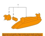 Gm Oem 05-13 Corvette Rear Lamps-backup 25965414. Fixed Price $166.50.