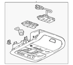 Genuine Gm Overhead Console 84896670. Fixed Price $257.65.
