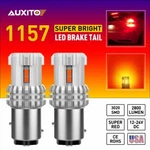 2X 1157 Super Red Led Brake Lamp Tail Stop Signal Bulb BAY15D 7507 2057 Auxito. Fixed Price $13.29.