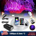 1000PC Car Home Headliner Star Kit Roof Twinkle Ceiling Lights Fiber Optic. Fixed Price $42.69.