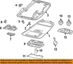 Gm Oem 11-19 Cascada Roof Interior Trim-dome Lamp Lens 13293396. Fixed Price $46.62.