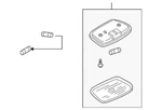 Genuine Mazda Dome Lamp ZZD1-51-310A. Fixed Price $44.54.
