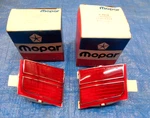Nos Mopar 1978-79 Chrysler Cordoba Rear Side Marker Lamps 1-PR #4076016, 4076017. Fixed Price $134.95.