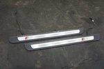 Set Front Driver Passenger Door Sill Trim Plate Illuminated 4G8947405D Audi S7. Fixed Price $112.49.