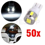 50X T10 6SMD 168 194 2825 Led Bulb For License Plate Light Xenon White 7000K 12V. Fixed Price $21.89.