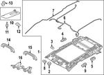 Genuine Mazda Sun Visor Light VA43-51-310A-75. Fixed Price $41.29.