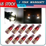 10PCS T10 White Light Canbus Error Free 501 194 3014 57SMD Car Led Bulbs. Fixed Price $10.39.