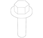 Oem New Ford Cargo Lamp Bulb Screw -W506824-S437. Fixed Price $12.60.