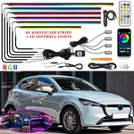 10 Led Neon Interior Rgb Strip Ambient Lights Kits For Mazda 2 3 5 6. Fixed Price $73.15.