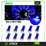 10X 3-3014 Smd Led Instrument Panel Gauge Light T5 70 73 74 Wedge Bulbs Blue. Fixed Price $9.99.