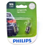 Philips Longerlife BA9S 1816 4.3W Two Bulbs Interior Map Light Replacement Stock. Fixed Price $12.82.