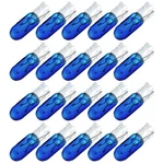 20X Blue 70 73 74 T1.75 T1-3/4 T5 Dashboard Halogen Mini-wedge Bulb Light. Fixed Price $8.40.