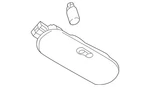 Genuine Nissan Reading Light 26430-BC40C. Fixed Price $15.46.