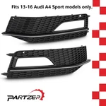 Fit For 2013-2016 Audi A4 Quattro B9 S4 S-line Fog Light Lamp Chrome Cover Bezel. Fixed Price $31.99.