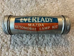 Eveready Mazda Automobile Kit Vintage Contains Two Automotive Lamps Usa. Fixed Price $29.99.