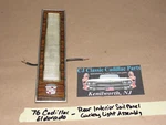Oem 76 Cadillac Eldorado Rear Interior Sail Panel Courtesy Light Lens **tested**. Fixed Price $74.99.