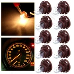 10X Warm White T5/T4.7 Neo Wedge Bulb A/c Climate Instrument Cluster Lights 12V. Fixed Price $9.99.